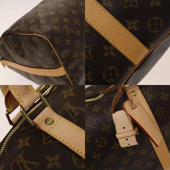 LOUIS VUITTON Monogram Keepall Bandouliere 50 Boston Bag M41416 LV Auth 129962V - Picture 14 of 14